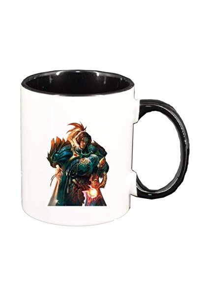 INOVATIX Персонализирана бяла чаша, WoW, черна вътрешност, D138, INOVATIX®. 3...