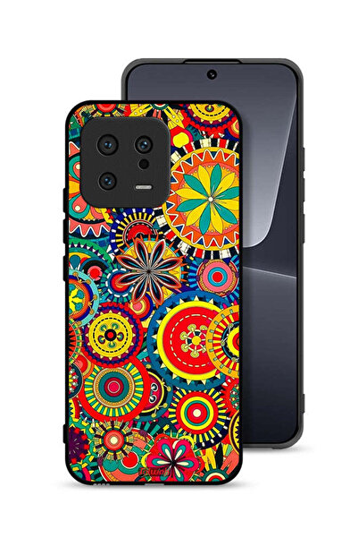 Tolwak غطاء حماية لهاتف شاومي 13 بنمط ماندالا ملون