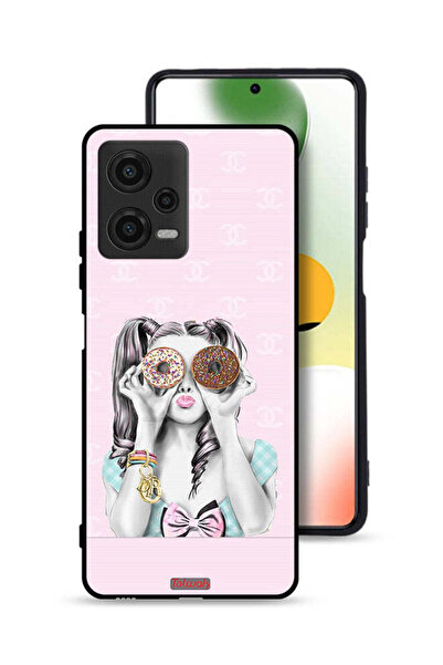 Tolwak غطاء حماية لهاتف Xiaomi Poco X5 يحمل دونتين