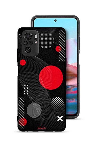 Tolwak غطاء حماية لهاتف شاومي ريدمي نوت 10S بنمط دائري ومتقاطع