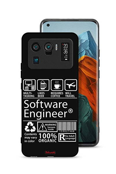Tolwak غطاء حماية لهاتف Xiaomi Mi 11 Ultra، ملصق مهندس برمجيات