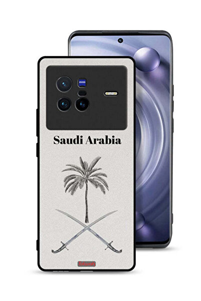 Tolwak غطاء حماية لهاتف فيفو X80 - لوحة فنية لعلامة المملكة العربية السعودية