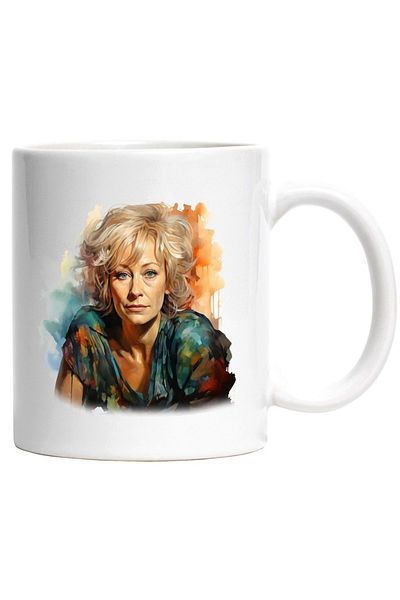 INOVATIX Personalized white mug, Susan Harris, Producer, Writer, TV Series, INOVATIX®. 330ml