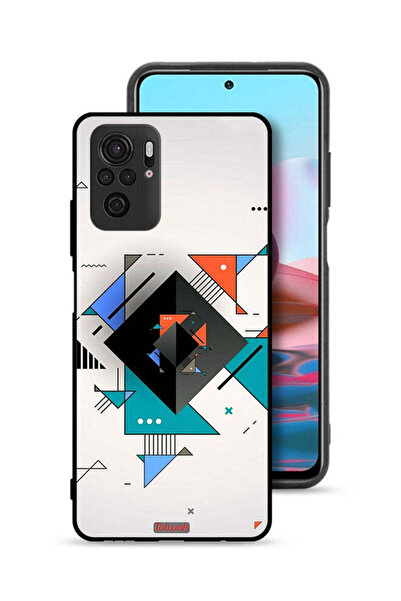 Tolwak غطاء حماية لهاتف Xiaomi Poco M5s بأشكال مربعة ومثلثة ونمط تجريدي