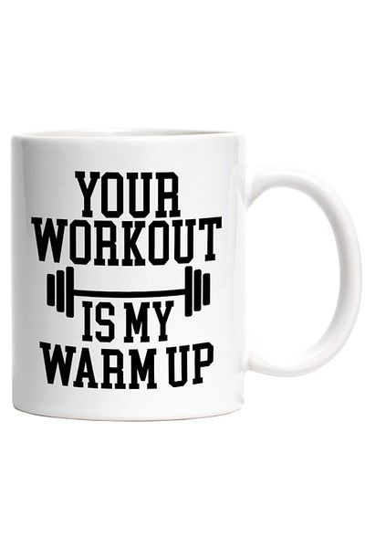 INOVATIX Personalized white mug, for professional bodybuilders - heating, INOVATIX®. 330ml
