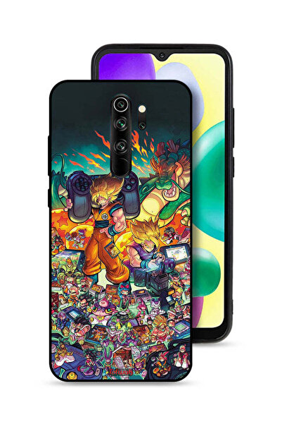 Tolwak Xiaomi Redmi Note 8 Pro Protective Case Cover Gamer Art Doodles