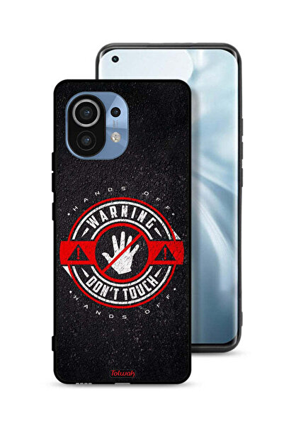 Tolwak Xiaomi Mi 11 Protective Case Cover Warning Do Not Touch