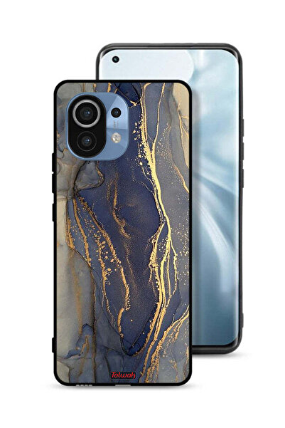 Tolwak غطاء حماية لهاتف شاومي مي 11 بنمط رخامي لامع