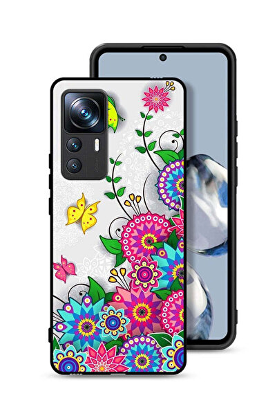 Tolwak غطاء حماية لهاتف شاومي 12T برو بنقشة زهور ماندالا