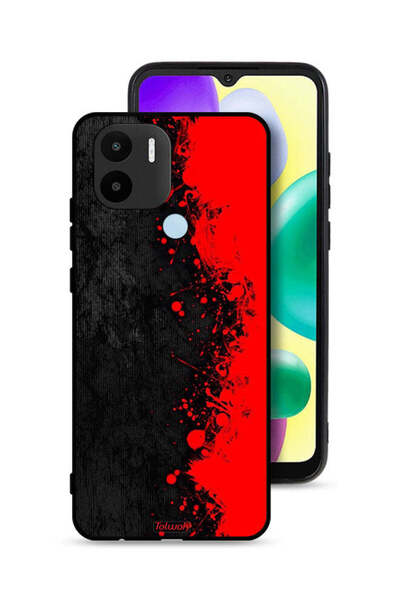 Tolwak Xiaomi Redmi A1 Plus Protective Case Cover Paint Abstract Pattern