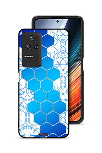 Tolwak غطاء حماية لهاتف شاومي ريدمي K50 بأيقونات سداسية الشكل على شكل خلية نحل