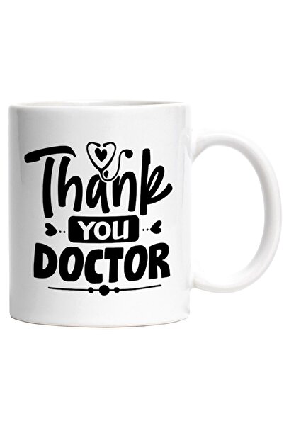 INOVATIX Cana alba personalizata, mesaj de multumire adresat unei doctorite b...