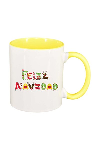 INOVATIX Cana alba personalizata, Craciun Fericit / Merry Christmas, interior...