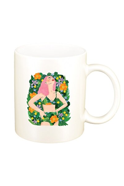 INOVATIX Персонализирана бяла чаша, Лято, D1450, INOVATIX®. 330 мл