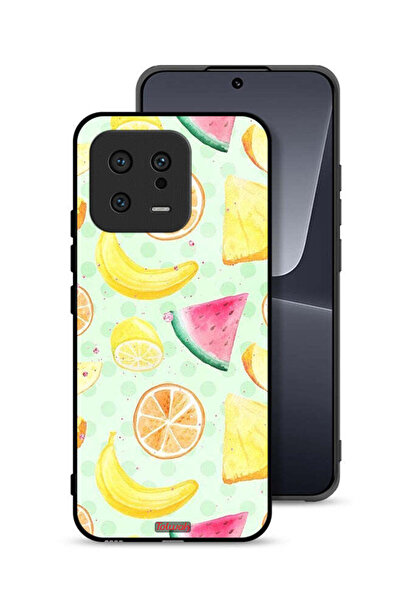 Tolwak غطاء حماية لهاتف شاومي 13 بتصميم فن الألوان المائية والفواكه