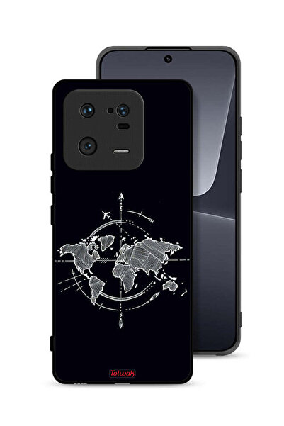 Tolwak غطاء حماية لهاتف شاومي 13 برو برسومات البوصلة