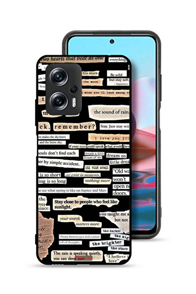 Tolwak غطاء حماية لهاتف شاومي ريدمي نوت 11T برو 5G مع ملصقات اقتباسات