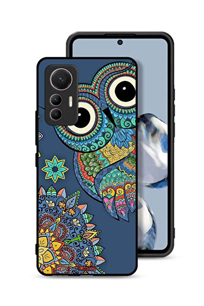 Tolwak غطاء حماية لهاتف شاومي 12 لايت بتصميم بومة زهرية