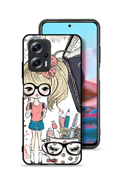 Tolwak غطاء حماية لهاتف شاومي ريدمي نوت 11T برو 5G، رسمة فتاة وحيد القرن