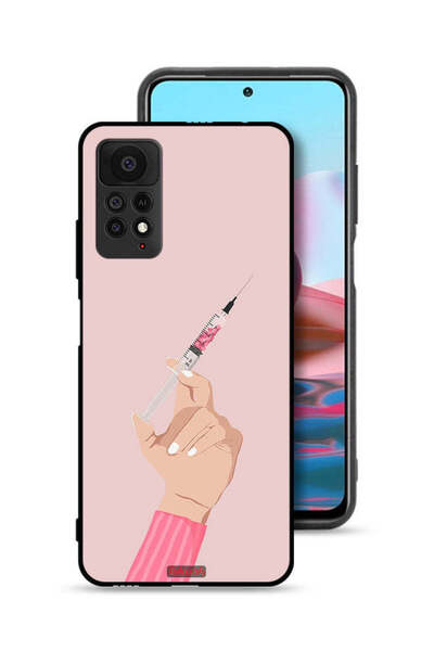 Tolwak غطاء حماية لهاتف شاومي ريدمي نوت 11 برو 5G بنقشة Love Injection