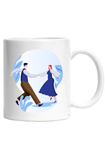 INOVATIX Cana alba personalizata, Dans, Parteneri, Pereche, INOVATIX®. 330ml