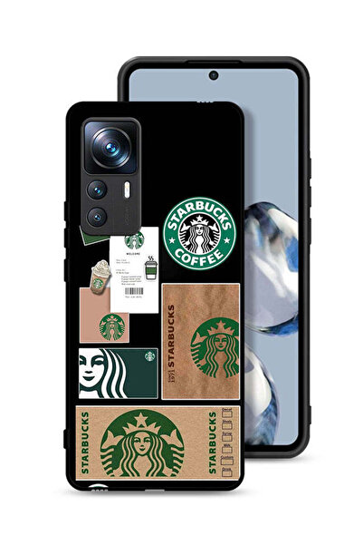 Tolwak غطاء حماية لهاتف شاومي 12T Pro بملصق ستاربكس