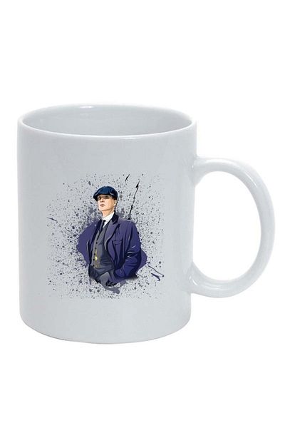 INOVATIX Cana alba personalizata, Peaky Blinders, alb, D1308, INOVATIX®. 330ml