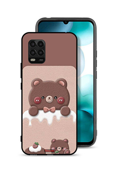 Tolwak غطاء حماية لهاتف شاومي مي 10 لايت 5G - دب الفراولة