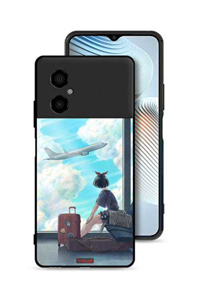 Tolwak غطاء حماية Xiaomi Poco M4 5G بتصميم فن السفر