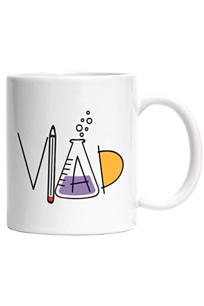 INOVATIX Εξατομικευμένη λευκή κούπα, Όνομα Βλαντ και Αστείο Μήνυμα, Περίεργος...