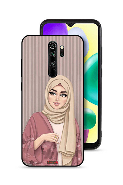 Tolwak غطاء حماية لهاتف شاومي ريدمي نوت 8 برو برسومات فتاة محجبة