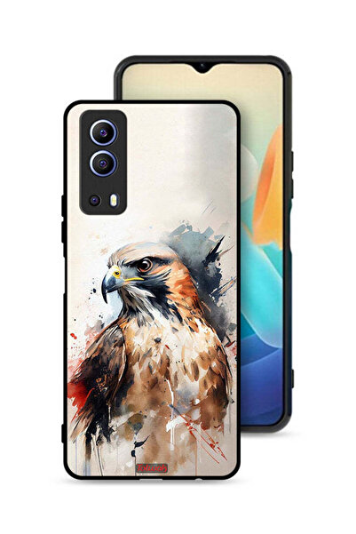 Tolwak غطاء حماية لهاتف Vivo iQOO Z3 5G بنقشة نسر تجريدي