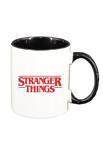 INOVATIX Cana alba personalizata, Stranger Things, interior negru, D1295, INOVATIX®. 330ml