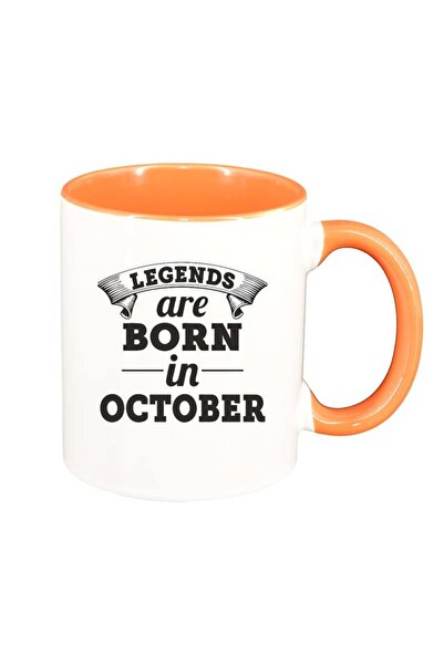 INOVATIX Εξατομικευμένη λευκή κούπα, Legend, πορτοκαλί εσωτερικό, D72, INOVAT...