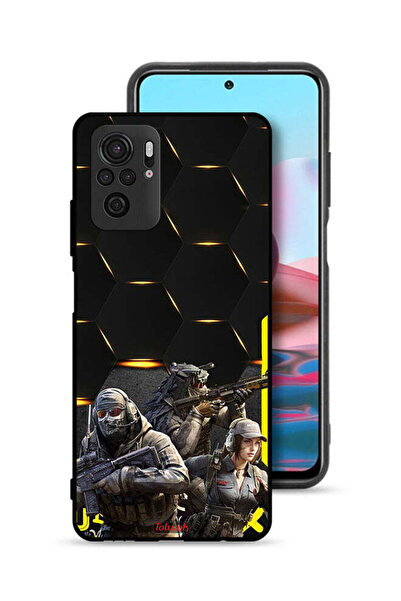 Tolwak Xiaomi Redmi Note 10 4G Protective Case Cover Cyberpunk Wallpaper