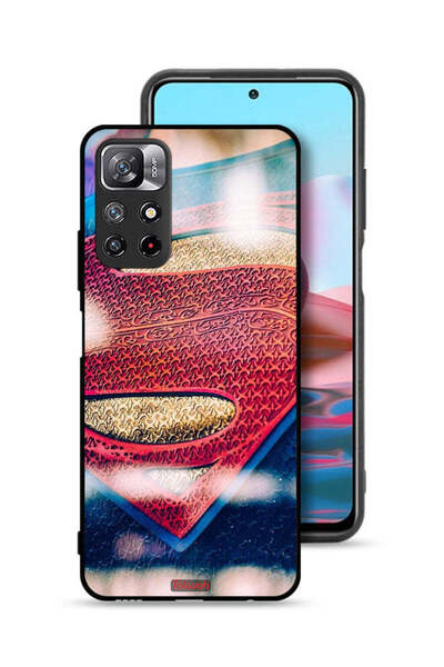 Tolwak غطاء حماية لهاتف شاومي ريدمي نوت 11 4G بشعار سوبرمان