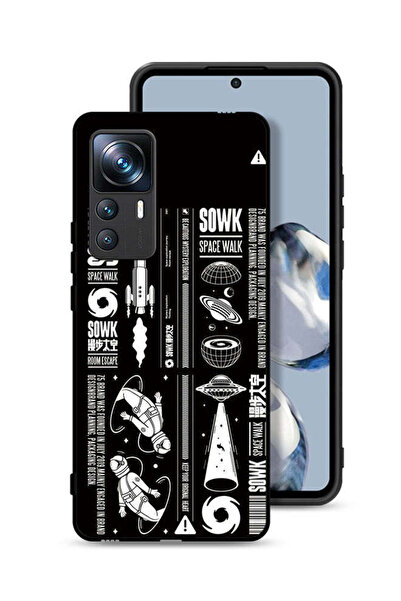 Tolwak Xiaomi 12T Pro Protective Case Cover Sowk Space Walk Sticker