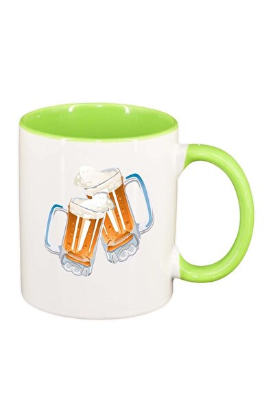 INOVATIX Cana alba personalizata, Beer, interior verde deschis, D416, INOVATI...