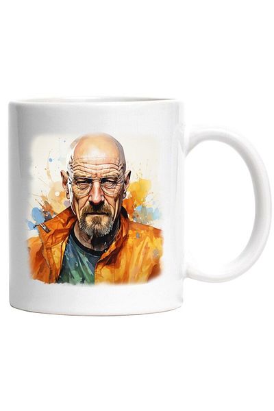 INOVATIX Personalized white mug, Walter White, Breaking Bad, Famous Character, INOVATIX®. 330ml
