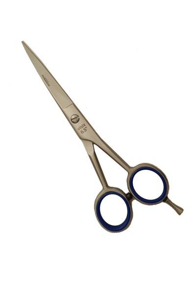Metal Needs Foarfeca profesionala tuns argintie 6.5" pentru saloane frizerie ...