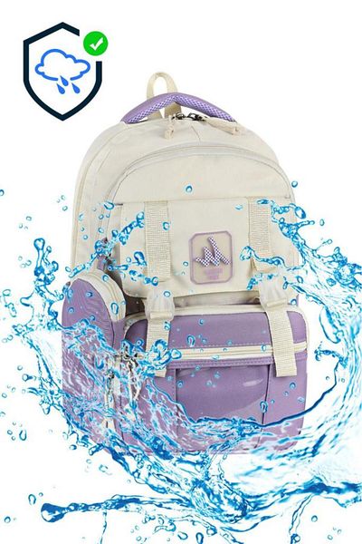 Baginn High School Elementary Bag with Wallet 45*32 cm Keychain Wallet with Gift