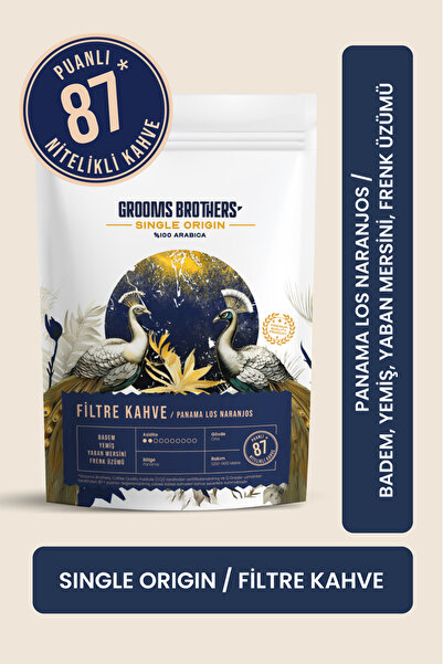 Grooms Brothers Panama Nitelikli Filtre Kahve Çekirdek 250g Los Naranjos