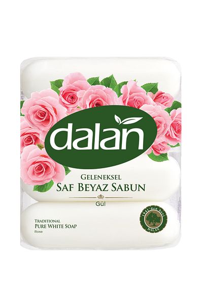 Dalan Pure White Hand Soap Rose 4X70 g