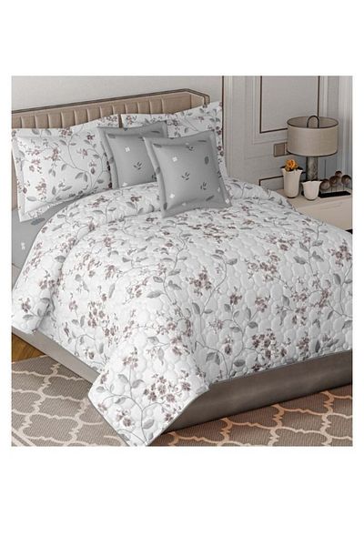 smart home 100% Microfiber Double Bedspread, King Size, 6 Piece Set, 250X230 cm