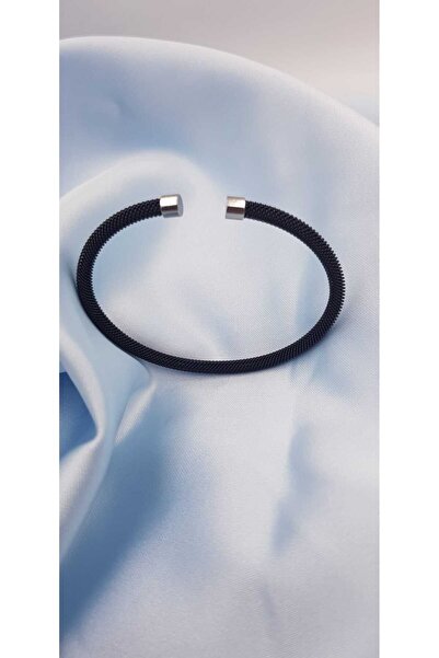 GWOMA Stainless Steel Black V White Color Wire Mesh Bracelet for Dad,Lover,Fr...