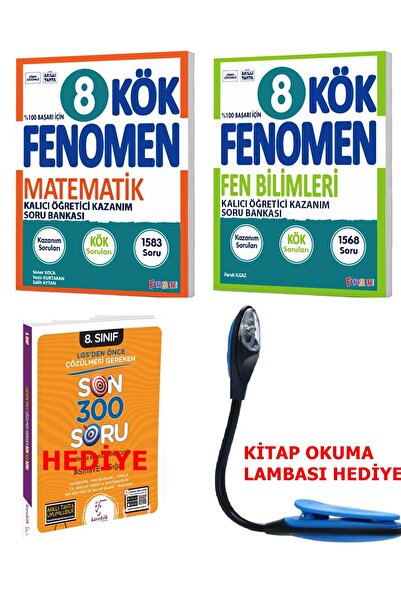 Fenomen Yayıncılık 2025-2026 8.Sınıf Kök Matematik Ve Fen (Başlangıç-Orta Kol...