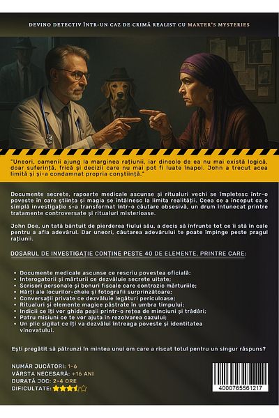 Maxter’s Mysteries Detective and Investigation Game – Maxter's Mysteries: Edge of Reason, Realistic Crime Case