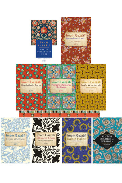 Sufi Kitap Hakiki Mutluluğun Sırrı, Neden İman Ederiz?, Dilin Afetler-İmam Gazzâlî(9kitap)(ÖZELHEDİYELİ)