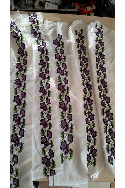 Papatyam Hand Knitted 7 Meters Cross Stitch Made by Patıskaya Hand Embroidered Lace/Handmade Dowry Lace/Vintage