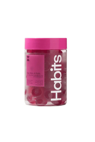 Habits هابيتس كبسولات بيوتين للشعر والاظافر 60 قطعه